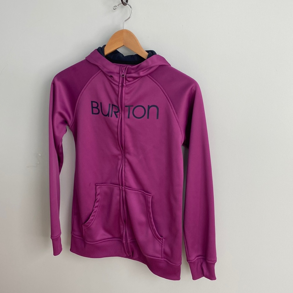 Burton dry ride zippered hoodie kids xl.